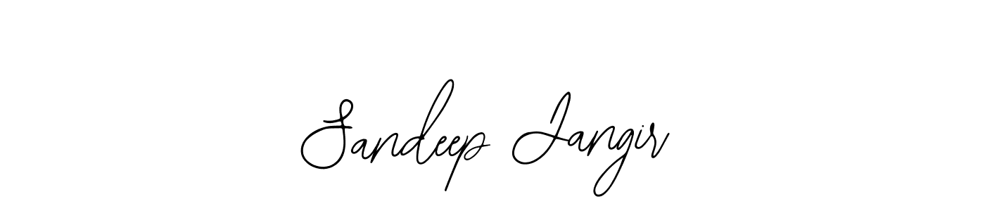 Use a signature maker to create a handwritten signature online. With this signature software, you can design (Bearetta-2O07w) your own signature for name Sandeep Jangir. Sandeep Jangir signature style 12 images and pictures png