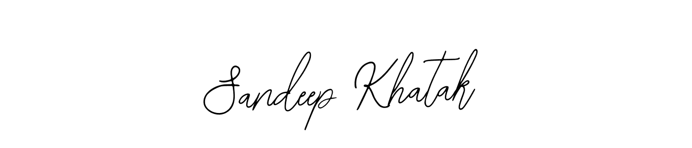 Use a signature maker to create a handwritten signature online. With this signature software, you can design (Bearetta-2O07w) your own signature for name Sandeep Khatak. Sandeep Khatak signature style 12 images and pictures png