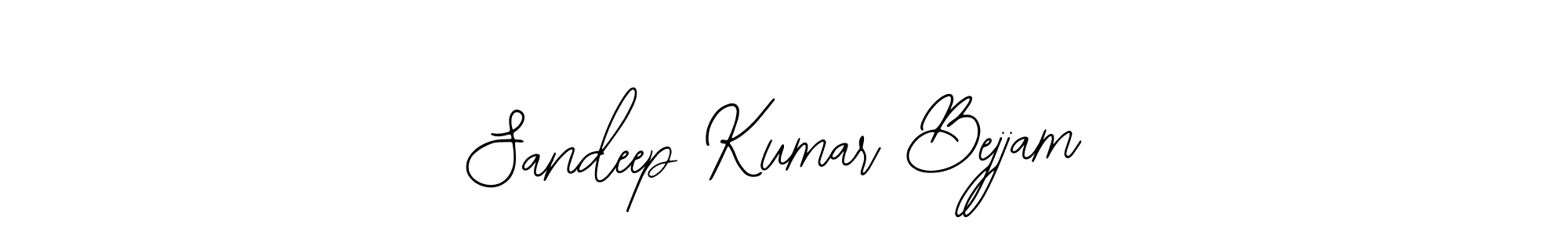 Design your own signature with our free online signature maker. With this signature software, you can create a handwritten (Bearetta-2O07w) signature for name Sandeep Kumar Bejjam. Sandeep Kumar Bejjam signature style 12 images and pictures png