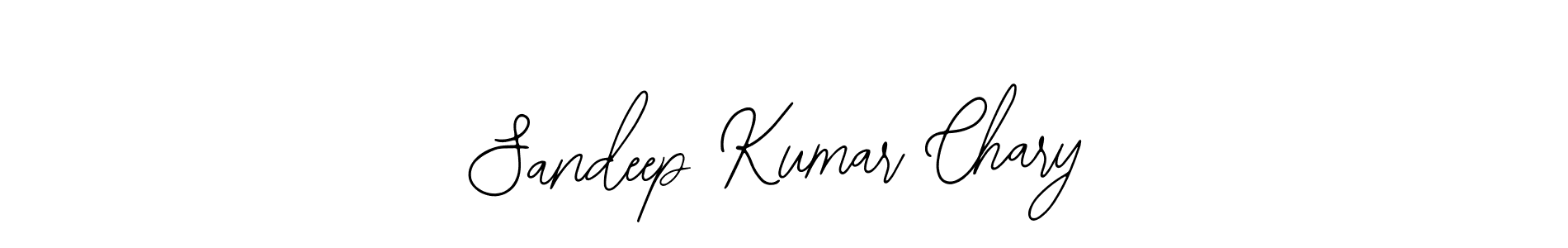 How to make Sandeep Kumar Chary name signature. Use Bearetta-2O07w style for creating short signs online. This is the latest handwritten sign. Sandeep Kumar Chary signature style 12 images and pictures png