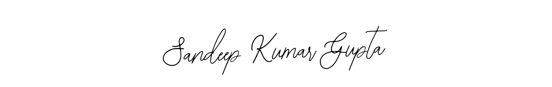 You should practise on your own different ways (Bearetta-2O07w) to write your name (Sandeep Kumar Gupta) in signature. don't let someone else do it for you. Sandeep Kumar Gupta signature style 12 images and pictures png