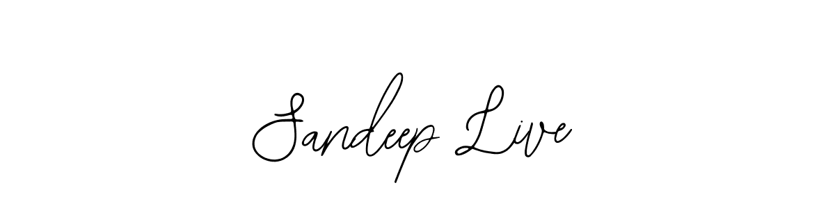 The best way (Bearetta-2O07w) to make a short signature is to pick only two or three words in your name. The name Sandeep Live include a total of six letters. For converting this name. Sandeep Live signature style 12 images and pictures png
