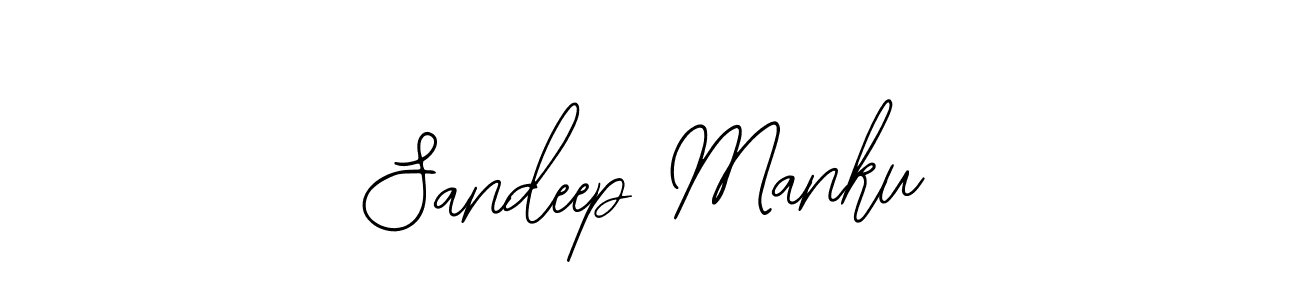 Similarly Bearetta-2O07w is the best handwritten signature design. Signature creator online .You can use it as an online autograph creator for name Sandeep Manku. Sandeep Manku signature style 12 images and pictures png