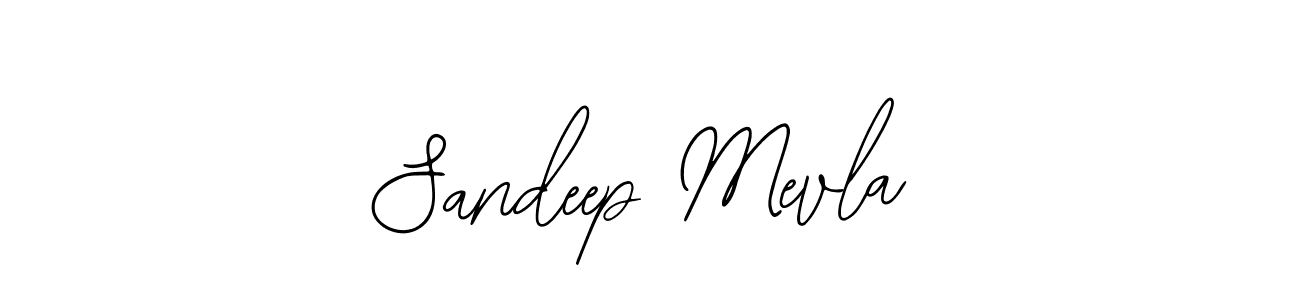 Use a signature maker to create a handwritten signature online. With this signature software, you can design (Bearetta-2O07w) your own signature for name Sandeep Mevla. Sandeep Mevla signature style 12 images and pictures png