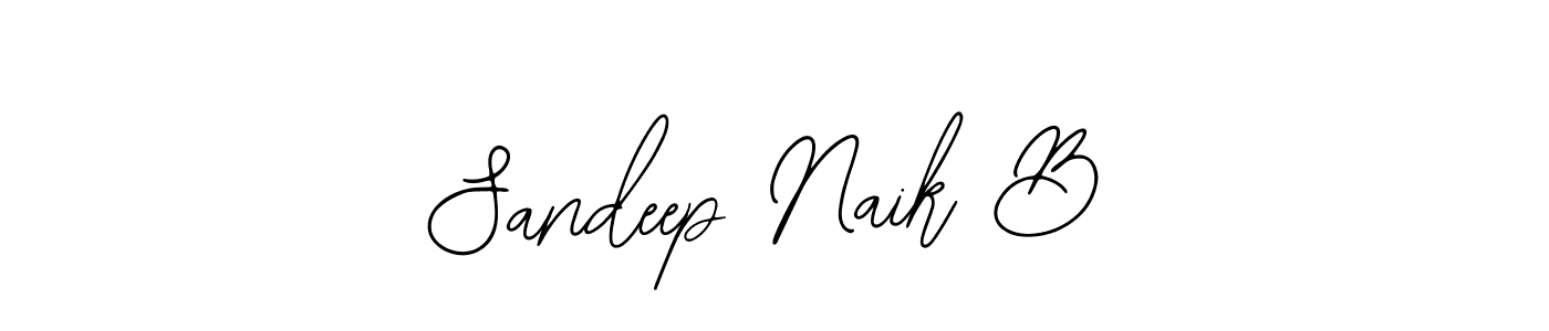 Use a signature maker to create a handwritten signature online. With this signature software, you can design (Bearetta-2O07w) your own signature for name Sandeep Naik B. Sandeep Naik B signature style 12 images and pictures png