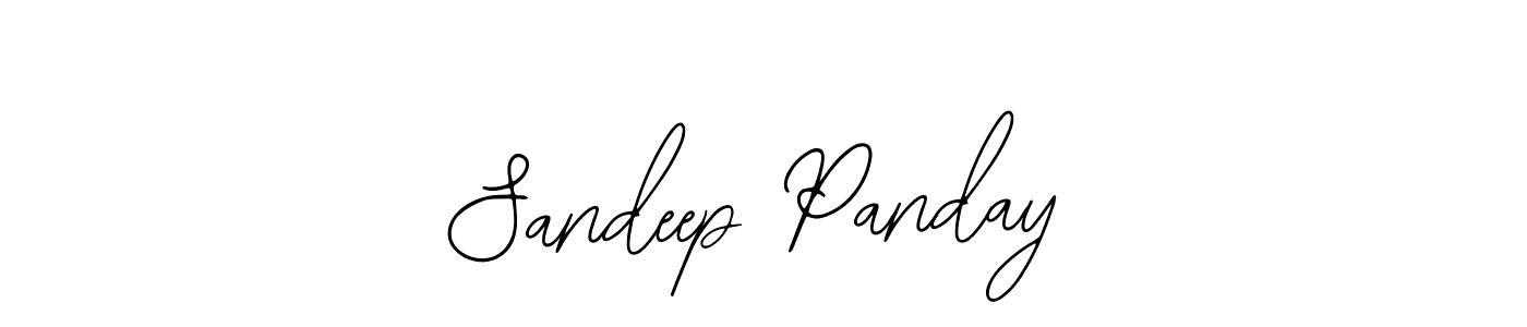 Sandeep Panday stylish signature style. Best Handwritten Sign (Bearetta-2O07w) for my name. Handwritten Signature Collection Ideas for my name Sandeep Panday. Sandeep Panday signature style 12 images and pictures png