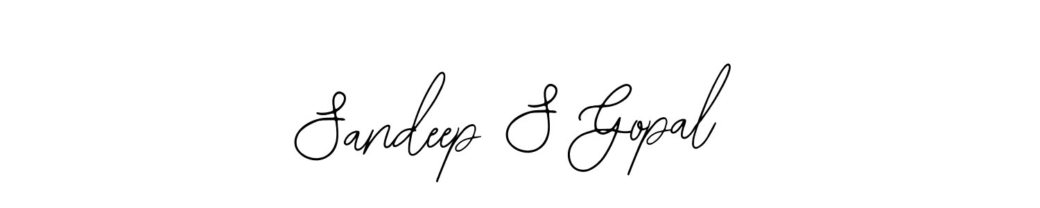 It looks lik you need a new signature style for name Sandeep S Gopal. Design unique handwritten (Bearetta-2O07w) signature with our free signature maker in just a few clicks. Sandeep S Gopal signature style 12 images and pictures png