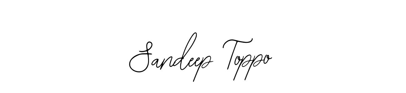 Once you've used our free online signature maker to create your best signature Bearetta-2O07w style, it's time to enjoy all of the benefits that Sandeep Toppo name signing documents. Sandeep Toppo signature style 12 images and pictures png