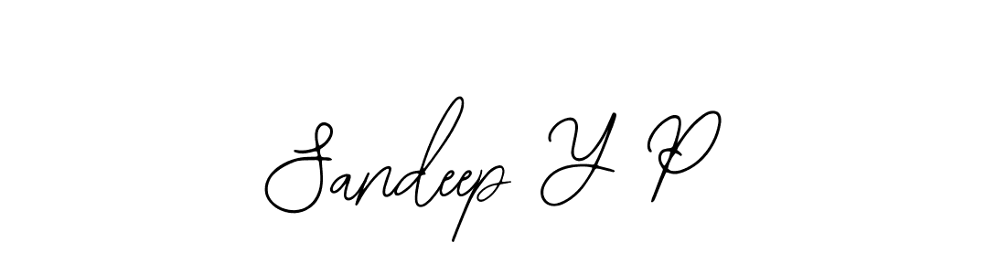 Sandeep Y P stylish signature style. Best Handwritten Sign (Bearetta-2O07w) for my name. Handwritten Signature Collection Ideas for my name Sandeep Y P. Sandeep Y P signature style 12 images and pictures png