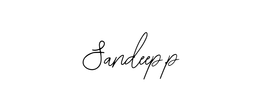 How to Draw Sandeep.p signature style? Bearetta-2O07w is a latest design signature styles for name Sandeep.p. Sandeep.p signature style 12 images and pictures png