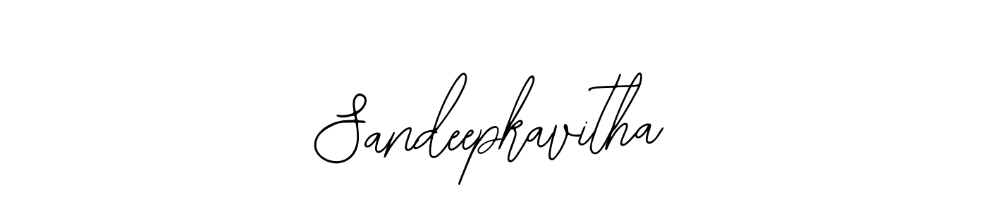 Also we have Sandeepkavitha name is the best signature style. Create professional handwritten signature collection using Bearetta-2O07w autograph style. Sandeepkavitha signature style 12 images and pictures png