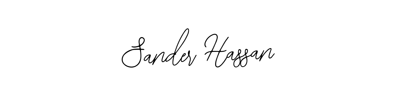 Create a beautiful signature design for name Sander Hassan. With this signature (Bearetta-2O07w) fonts, you can make a handwritten signature for free. Sander Hassan signature style 12 images and pictures png