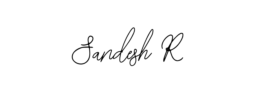 Use a signature maker to create a handwritten signature online. With this signature software, you can design (Bearetta-2O07w) your own signature for name Sandesh R. Sandesh R signature style 12 images and pictures png