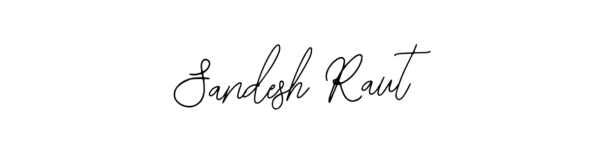Make a beautiful signature design for name Sandesh Raut. Use this online signature maker to create a handwritten signature for free. Sandesh Raut signature style 12 images and pictures png