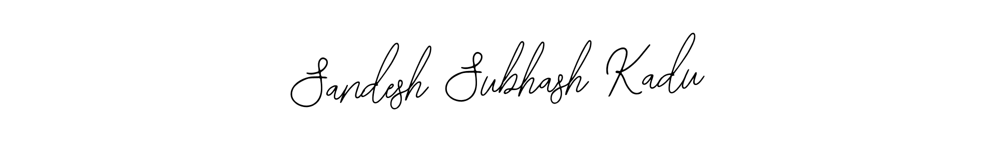 if you are searching for the best signature style for your name Sandesh Subhash Kadu. so please give up your signature search. here we have designed multiple signature styles  using Bearetta-2O07w. Sandesh Subhash Kadu signature style 12 images and pictures png