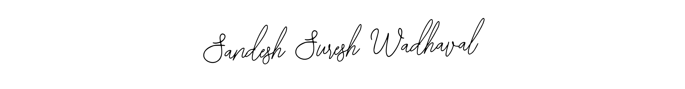Use a signature maker to create a handwritten signature online. With this signature software, you can design (Bearetta-2O07w) your own signature for name Sandesh Suresh Wadhaval. Sandesh Suresh Wadhaval signature style 12 images and pictures png