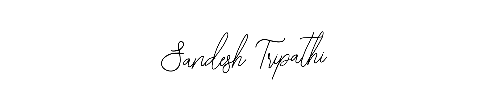 Make a beautiful signature design for name Sandesh Tripathi. With this signature (Bearetta-2O07w) style, you can create a handwritten signature for free. Sandesh Tripathi signature style 12 images and pictures png