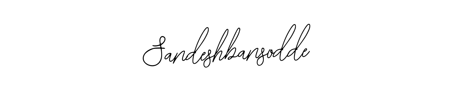 The best way (Bearetta-2O07w) to make a short signature is to pick only two or three words in your name. The name Sandeshbansodde include a total of six letters. For converting this name. Sandeshbansodde signature style 12 images and pictures png