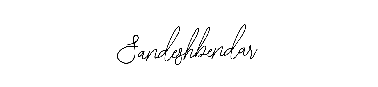 Bearetta-2O07w is a professional signature style that is perfect for those who want to add a touch of class to their signature. It is also a great choice for those who want to make their signature more unique. Get Sandeshbendar name to fancy signature for free. Sandeshbendar signature style 12 images and pictures png