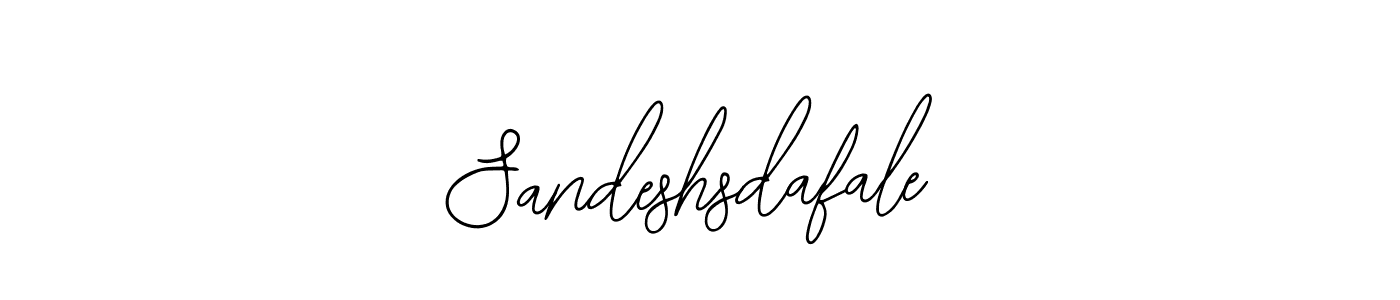 It looks lik you need a new signature style for name Sandeshsdafale. Design unique handwritten (Bearetta-2O07w) signature with our free signature maker in just a few clicks. Sandeshsdafale signature style 12 images and pictures png