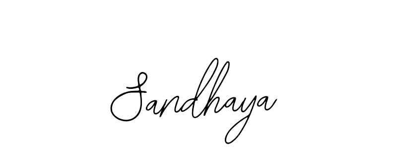 Design your own signature with our free online signature maker. With this signature software, you can create a handwritten (Bearetta-2O07w) signature for name Sandhaya. Sandhaya signature style 12 images and pictures png
