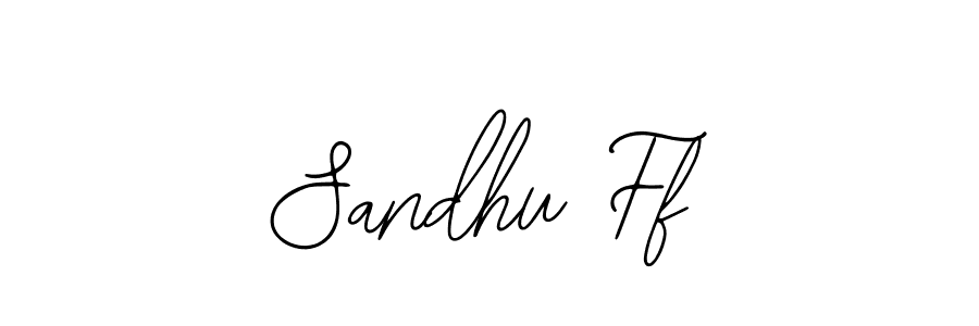 Use a signature maker to create a handwritten signature online. With this signature software, you can design (Bearetta-2O07w) your own signature for name Sandhu Ff. Sandhu Ff signature style 12 images and pictures png
