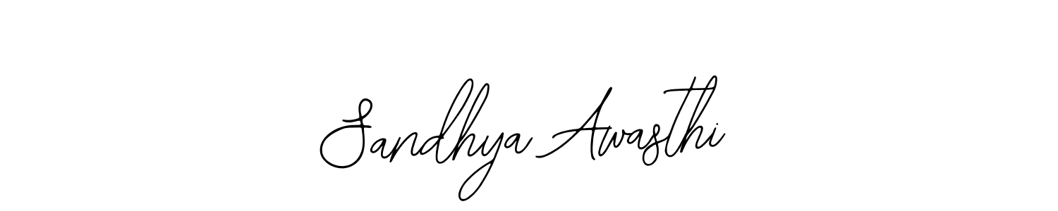 Also we have Sandhya Awasthi name is the best signature style. Create professional handwritten signature collection using Bearetta-2O07w autograph style. Sandhya Awasthi signature style 12 images and pictures png