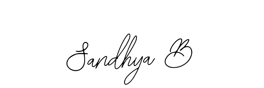 Also You can easily find your signature by using the search form. We will create Sandhya B name handwritten signature images for you free of cost using Bearetta-2O07w sign style. Sandhya B signature style 12 images and pictures png