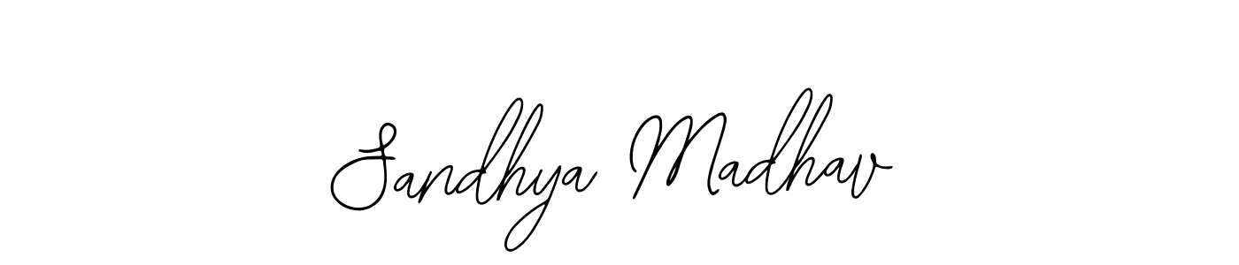 How to make Sandhya Madhav signature? Bearetta-2O07w is a professional autograph style. Create handwritten signature for Sandhya Madhav name. Sandhya Madhav signature style 12 images and pictures png