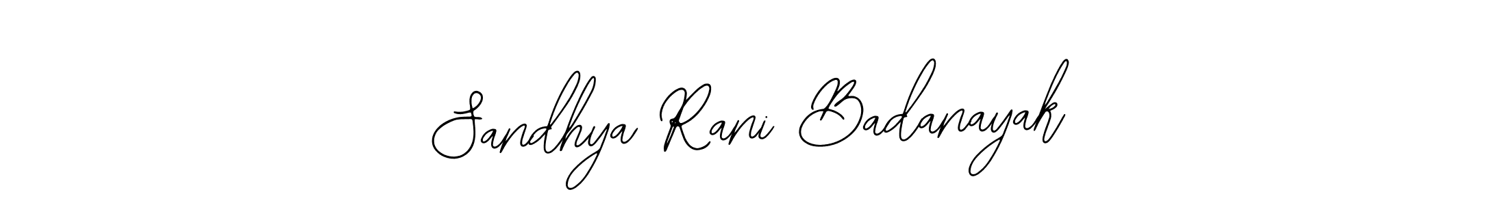 Also we have Sandhya Rani Badanayak name is the best signature style. Create professional handwritten signature collection using Bearetta-2O07w autograph style. Sandhya Rani Badanayak signature style 12 images and pictures png
