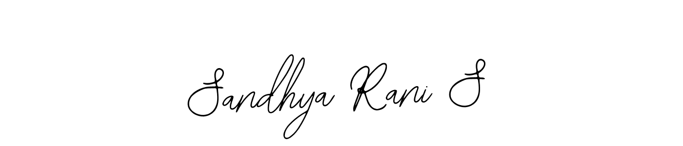 Create a beautiful signature design for name Sandhya Rani S. With this signature (Bearetta-2O07w) fonts, you can make a handwritten signature for free. Sandhya Rani S signature style 12 images and pictures png