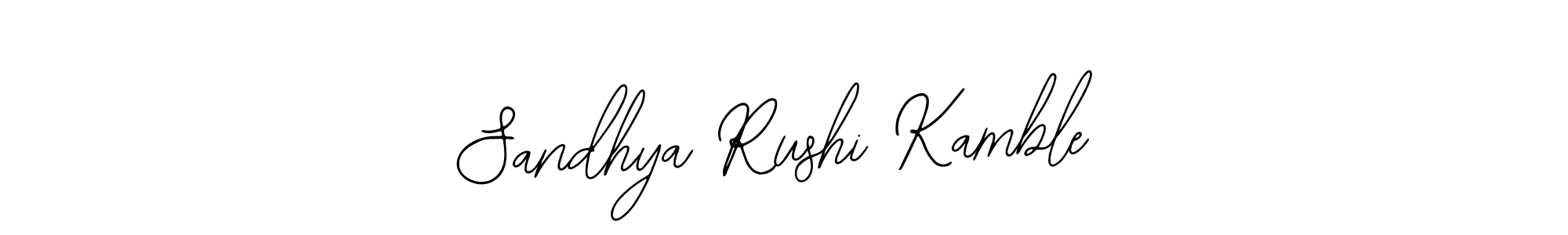 The best way (Bearetta-2O07w) to make a short signature is to pick only two or three words in your name. The name Sandhya Rushi Kamble include a total of six letters. For converting this name. Sandhya Rushi Kamble signature style 12 images and pictures png