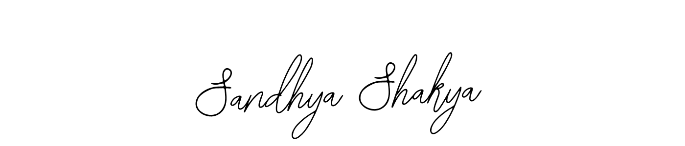 You should practise on your own different ways (Bearetta-2O07w) to write your name (Sandhya Shakya) in signature. don't let someone else do it for you. Sandhya Shakya signature style 12 images and pictures png