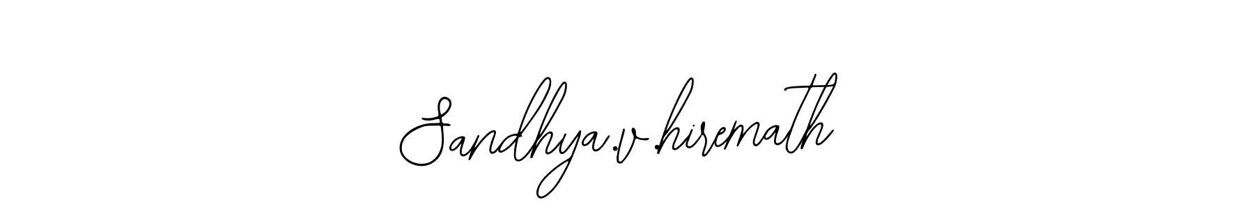 How to Draw Sandhya.v.hiremath signature style? Bearetta-2O07w is a latest design signature styles for name Sandhya.v.hiremath. Sandhya.v.hiremath signature style 12 images and pictures png