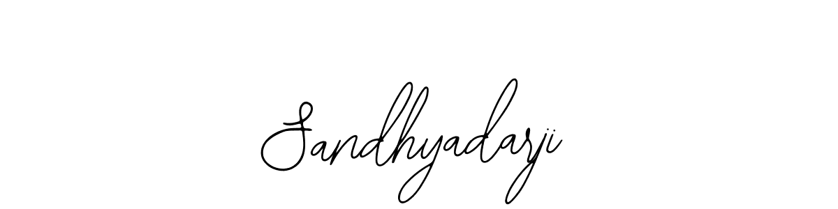 How to make Sandhyadarji name signature. Use Bearetta-2O07w style for creating short signs online. This is the latest handwritten sign. Sandhyadarji signature style 12 images and pictures png