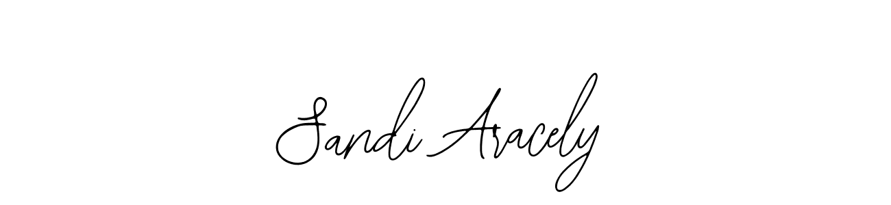 Best and Professional Signature Style for Sandi Aracely. Bearetta-2O07w Best Signature Style Collection. Sandi Aracely signature style 12 images and pictures png