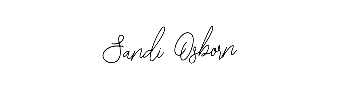 Best and Professional Signature Style for Sandi Osborn. Bearetta-2O07w Best Signature Style Collection. Sandi Osborn signature style 12 images and pictures png