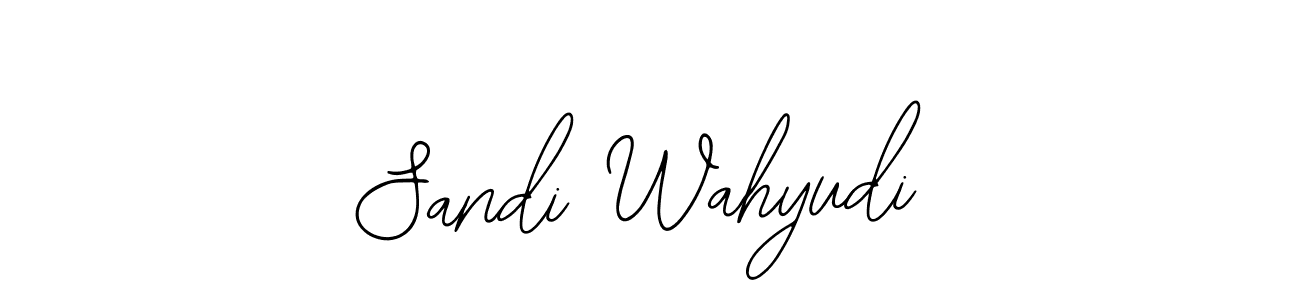 Design your own signature with our free online signature maker. With this signature software, you can create a handwritten (Bearetta-2O07w) signature for name Sandi Wahyudi. Sandi Wahyudi signature style 12 images and pictures png