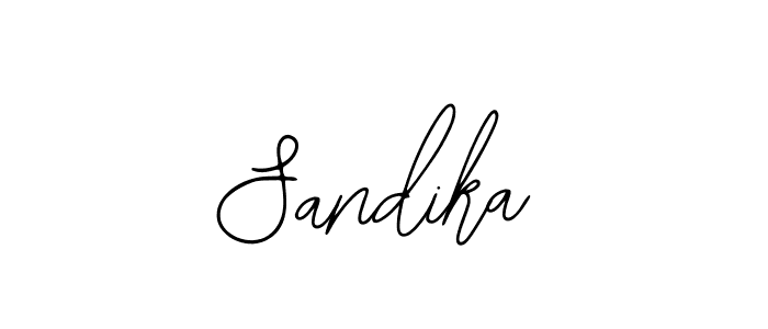 Design your own signature with our free online signature maker. With this signature software, you can create a handwritten (Bearetta-2O07w) signature for name Sandika. Sandika signature style 12 images and pictures png