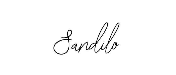 Make a beautiful signature design for name Sandilo. With this signature (Bearetta-2O07w) style, you can create a handwritten signature for free. Sandilo signature style 12 images and pictures png