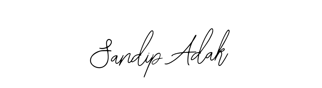 Bearetta-2O07w is a professional signature style that is perfect for those who want to add a touch of class to their signature. It is also a great choice for those who want to make their signature more unique. Get Sandip Adak name to fancy signature for free. Sandip Adak signature style 12 images and pictures png