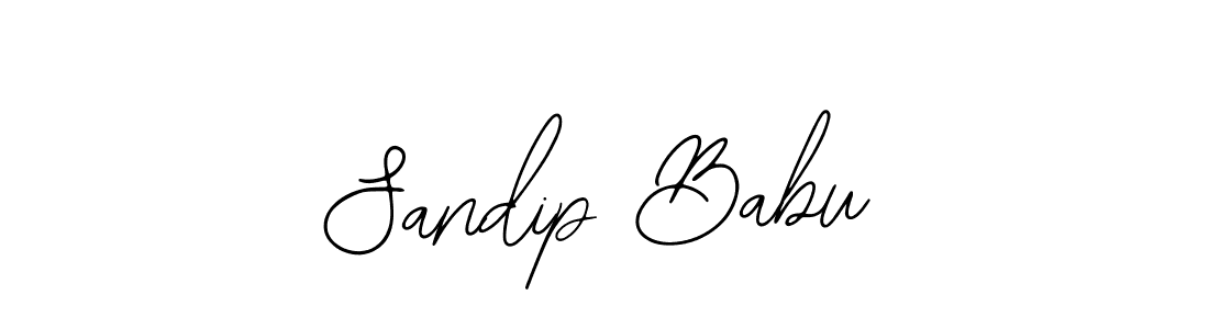 Use a signature maker to create a handwritten signature online. With this signature software, you can design (Bearetta-2O07w) your own signature for name Sandip Babu. Sandip Babu signature style 12 images and pictures png