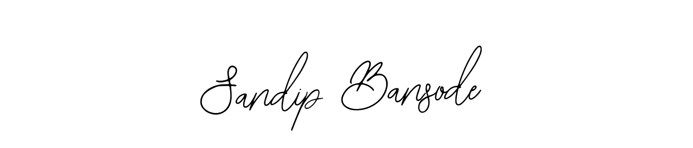 Create a beautiful signature design for name Sandip Bansode. With this signature (Bearetta-2O07w) fonts, you can make a handwritten signature for free. Sandip Bansode signature style 12 images and pictures png