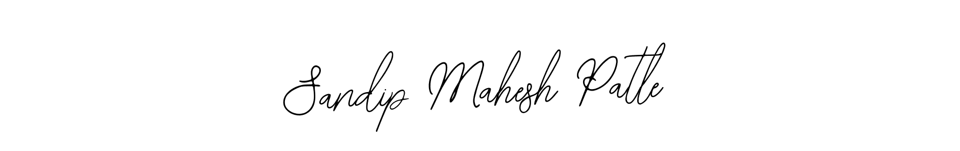 How to make Sandip Mahesh Patle name signature. Use Bearetta-2O07w style for creating short signs online. This is the latest handwritten sign. Sandip Mahesh Patle signature style 12 images and pictures png