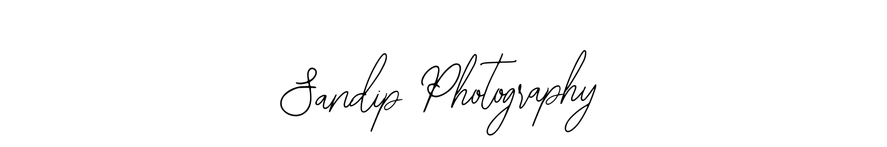 You should practise on your own different ways (Bearetta-2O07w) to write your name (Sandip Photography) in signature. don't let someone else do it for you. Sandip Photography signature style 12 images and pictures png