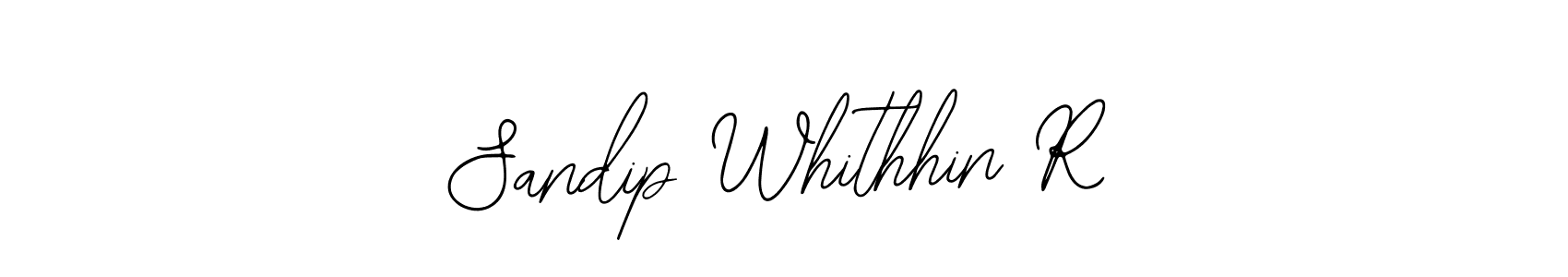 Similarly Bearetta-2O07w is the best handwritten signature design. Signature creator online .You can use it as an online autograph creator for name Sandip Whithhin R. Sandip Whithhin R signature style 12 images and pictures png