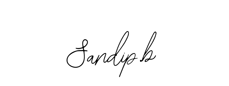 Make a beautiful signature design for name Sandip.b. With this signature (Bearetta-2O07w) style, you can create a handwritten signature for free. Sandip.b signature style 12 images and pictures png