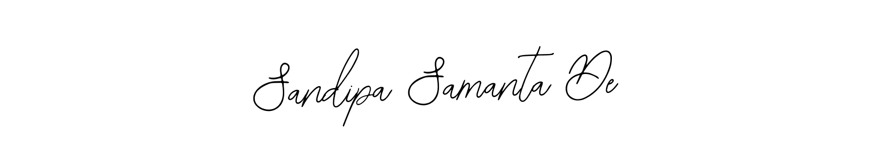 How to make Sandipa Samanta De name signature. Use Bearetta-2O07w style for creating short signs online. This is the latest handwritten sign. Sandipa Samanta De signature style 12 images and pictures png