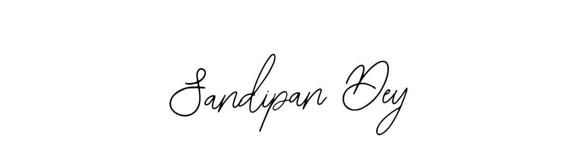 How to make Sandipan Dey name signature. Use Bearetta-2O07w style for creating short signs online. This is the latest handwritten sign. Sandipan Dey signature style 12 images and pictures png