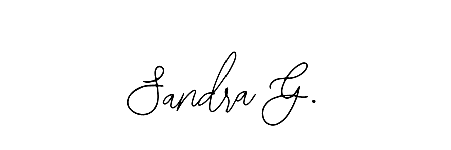 How to make Sandra G. signature? Bearetta-2O07w is a professional autograph style. Create handwritten signature for Sandra G. name. Sandra G. signature style 12 images and pictures png